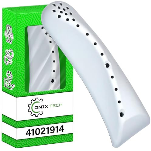 Aleta de Tambor de Lavadora 154 x 53 x 45 mm con Código Original 41021914 para Candy para Hoover para Zerowatt - Garantía de 5 Años - ONIX TECH