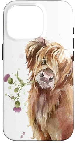 Highland Cow Case for iPhone 16 Pro