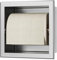Bernkot Unterputz-Toilettenpapierhalter Edelstahl, WC Toilettenpapierhalter für das Badezimmer Halterung,17.3×17.3×8.7cm, Silber