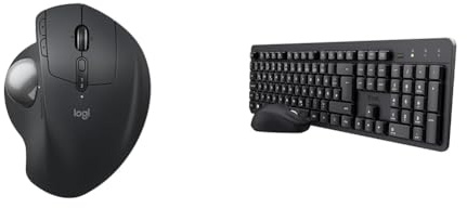 Logitech MX Ergo S & Trust Ymo II Leise Tastatur Maus