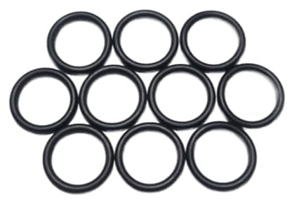 Einzelne Premium O-Ringe aus NBR70 in Carbon Black, Dichtungsringe (10 Stück, 20x3)