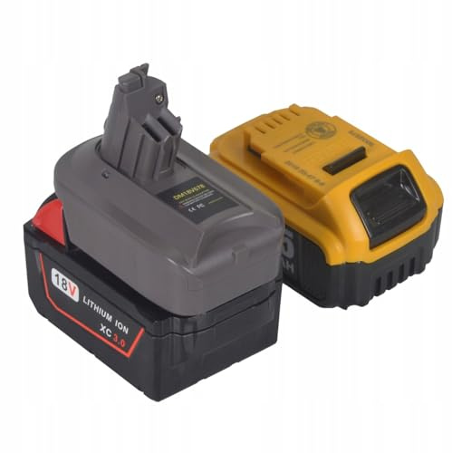 Rosfix Adapter - Battery Adapter for Dyson V6/V7/V8 | Compatible with Milwaukee | Easy Installation, Overheating Protection | Vacuum Cleaner Accessories