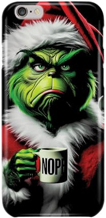 Phone case for Iphone 5, SE 1st gen. (2016) Grinch Grinchiness Grumpy Killjoy Multicolor