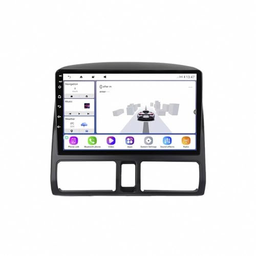 2 Din Android Radio Bluetooth per Honda CR V CR-V 2002-2006 9 Inches Android 15 Bluetooth Schermo Macchina Steering Wheel Controls Per, 8 Core 2G+64G