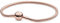 PANDORA Schlangen-Gliederarmband in Roségold 14 Karat rosévergoldete Metalllegierung aus der PANDORA Moments Collection, 21cm