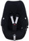 JYOKO Kids Bezug kompatibel mit Maxi Cosi Pebble 360 Y FamilyFix 360, aus Baumwolle (Black Series)