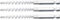 BGS 3078-8-N | Nylonbürste | 3-tlg. | 8 mm | Antrieb Außensechskant 6,3 mm (1/4) | Loch-Drahtbürsten | für BGS 3078