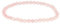 Bracelet Pierre Naturelle 4mm Femme/Homme,Quartz Rose, Bijoux Perles Idée Cadeau Anniversaire Maman Couple (Quartz Rose)