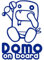 Decus DOMO KUN ON Board XL 1024 (blau) // Sticker OEM JDM Style Aufkleber