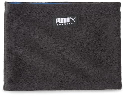 Puma Reversible Fleece Neck Warmer, Black-Future Blue, Einheitsgröße