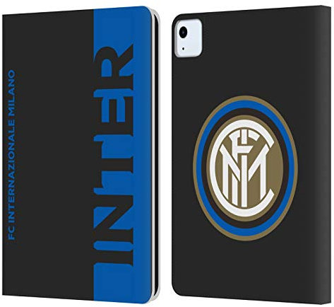 Head Case Designs Licenza Ufficiale Inter Milan metà Grafici Custodia Portafoglio in Pelle Compatibile con Apple iPad Air 11 2020/2022/2024/2025