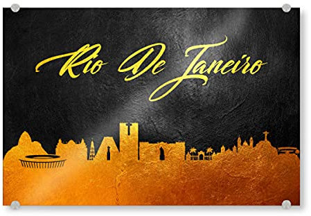 artboxONE Acrylglasbild 150x100 cm Reise Rio De Janeiro Brazil - Bild Rio de Janeiro brazll City