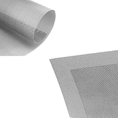 304 Edelstahl-Drahtgeflecht 6 Mesh,Wire Mesh,Lüftungsgitter Metall Nagerbekämpfung Insektengitter Schädlingsschutzgitter, Hartes Und Hitzebeständiges Siebnetz, Leicht Zu Schneiden (Size : 1x1m)