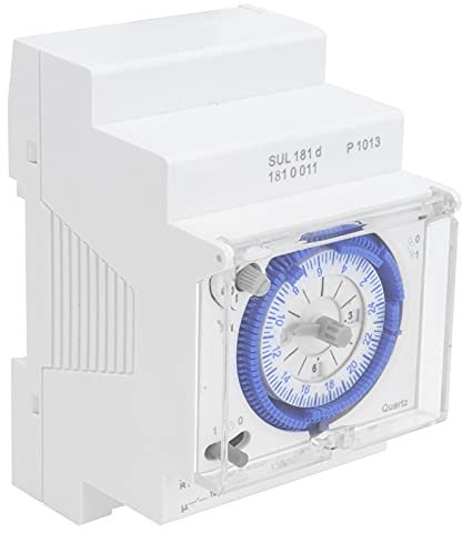 Interrupteurs de Minuterie Interrupteur Horaire Mécanique 24 Heures Interrupteur CA Automatique Faible Consommation D'énergie pour les Chauffe-eau Élevage 110-230V