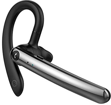 SANWOOD Auricolari wireless Auricolari Bluetooth, F990 Auricolare compatibile con Bluetooth Gancio per l'orecchio ENC Riduzione del rumore Doppio microfono Cuffie wireless vocali intelligenti per