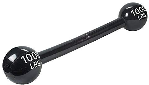 Aufblasbare Langhantel, Hantel, Spielzeug, Party-Zubehör, zum Aufblasen, Gewichtheben, Kostüm-Zubehör, Aufblasbare Hantel, 120 cm, One size