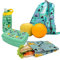 NERTHUS FIH 1005 SET Botella Tritan + Lunchbox + Bolsa Sandwich + Mochila Dinosaurios