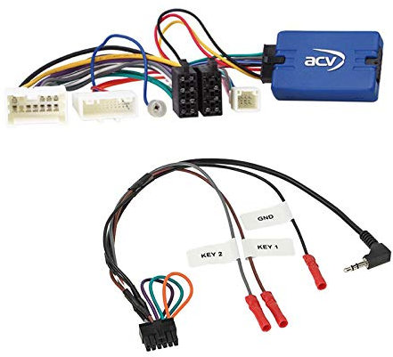 Lenkradfernbedienung Adapter Interface LFB Multi-Anschluss passend für Opel Movano B kompatibel mit verschiedenen Autoradios