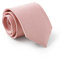 THE SAVILE ROW COMPANY LONDON Cravate unie en soie pour homme, Sergé fin rose poudré, taille unique