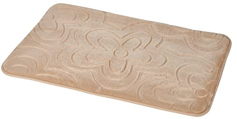 Memory Foam Bath Mat Clover (Mocha)