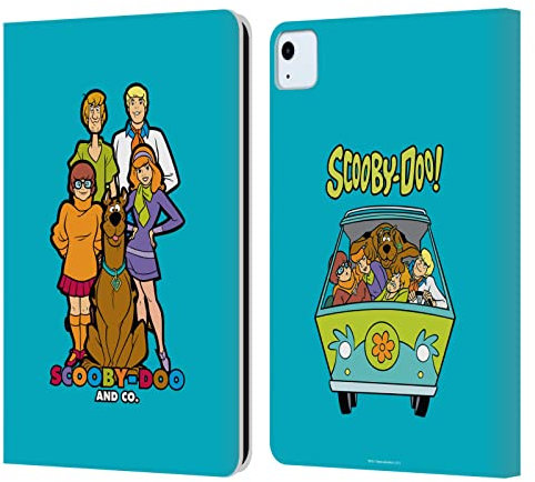 Head Case Designs Licenciado Oficialmente Scooby-Doo Scooby-Doo and Co. Mystery Inc. Carcasa de Cuero Tipo Libro Compatible con Apple iPad Air 2020/2022
