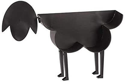 JINGLING Porta rotolo di carta igienica, resistente a forma di pecora, per bagno, porta carta igienica, da bagno con porta rotolo di carta in metallo decorativo