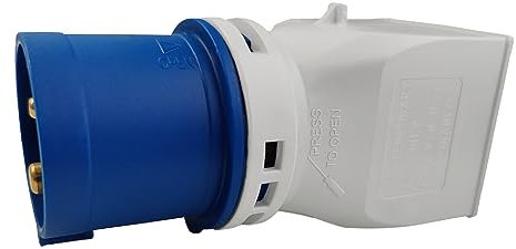 Marlanvil CEE - Adaptador de corriente para camping (16 A a 13 A, 250 V, IP20)