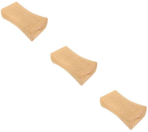 YARNOW 3St Dampfbad-Kissen nackenstützkissen Bambusmatte Kopfkissen Rattan-Kissen Kühlkissen ältere Nackenpolster Plastik