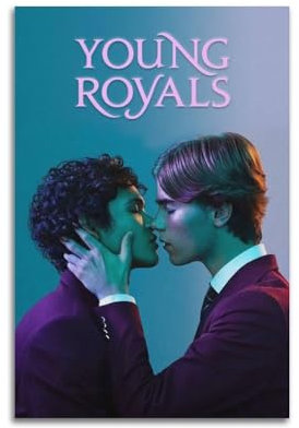 suumyo Young Royals Drama-Poster, Raumdekoration, ästhetisches Poster, künstlerisches Poster für Schlafzimmer, Wohnzimmer, Wände, 30 x 45 cm, ungerahmter Stil