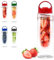 aichiw Bouteille d'eau isotherme avec infuseur de fruits - Bouteille d'eau sans BPA, réutilisable avec infuseur facile à nettoyer, idéale pour le gymnase, le sport et l'extérieur(Rouge)