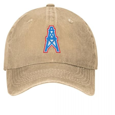 Houston Oilers Houston Oilers Baseballmützen Jeanshüte Outdoor verstellbare Casquette Hip Hop Baseball Cowboyhut Geschenk
