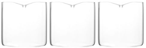 HOLIDYOYO 3pcs Small Glass Creamer Pitcher Milk Glass Syrup Pitcher 60ml Coffee Creamer Container for Home Cafe