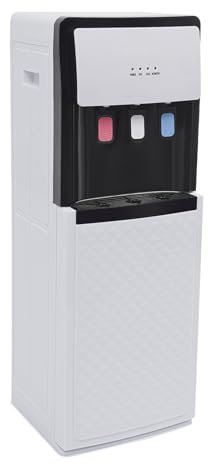 Hervidor de agua y dispensador de agua para agua caliente y fría, independiente para oficina y hogar, con 500 W de potencia de calentamiento y 90 W de potencia de refrigeración para 5 L de agua