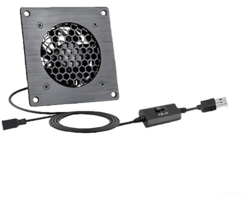 USB 80Mm Fan 5V With Temperature Control And Adjustable Speeds, USB PC Computer Fan 80Mm Electronic Cooling Fans(F030802505EC)