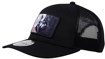 SABBOT Wolf I Herren Cap, Moderne Basecap mit gesticktem Patch, Stylisch, Urban Look, Verstellbar, Atmungsaktiv, Ideal für Freizeit und Streetwear
