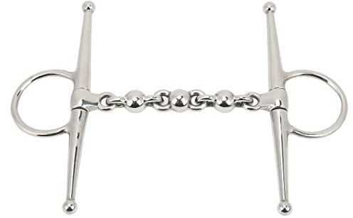 Pyltha Barocktrense Kaltblut Edelstahl doppelt gebrochen 135mm - langlebig, rostfrei, perfekte Kontrolle für Reiter und