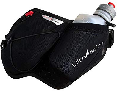 UltrAspire Essential Bottle Pack Ceinture d'hydratation Noir Taille universelle (tour de taille : 71 à 101 cm)