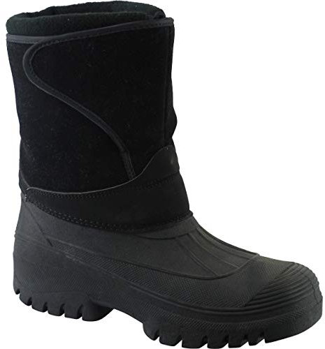 Savage Island Thermal Lined Insulated Snow Rain Muck Waterproof Boots Black