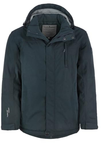 Blue Wave Herren Funktionjacke Chris - Jacke Outdoorjacke mit abnehmbarer Kapuze in Marine Größe S