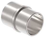 Edelstahl V2A Rohrverbinder mit Mittelsteg für Rohr 42,4 x 2,0 mm Fitting