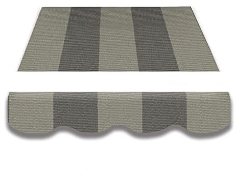 home Trends Markisentuch Markisenbespannung Zeltstoffe Sonnenschutz Ersatzstoffe Markisenstoffen Diverse Farben mit Volant fertig genäht mit Umrandung (3 x 2.5 m, SPD090)