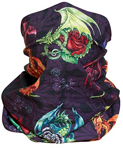 Bodylife Mystic Dragon Nahtloses Multifunktionstuch Schlauchtuch Halstuch Kopfbedeckung Neck Tube Gaiter Gesichtsbedeckung
