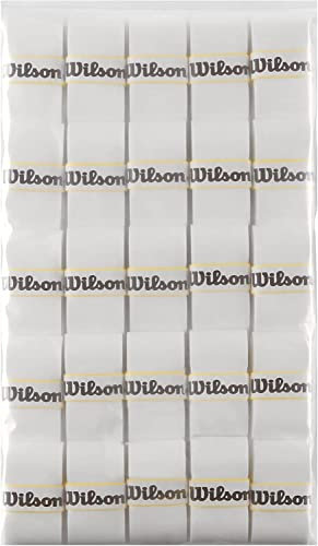 Wilson Pro Overgrip Comfort - 25 Pack - White - Less per Grip Than a 30 Pack