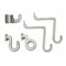 mixcover 040 Parts 5er Haken Set passend für VW T5 T6 T6.1 California Beach Bulli Camper