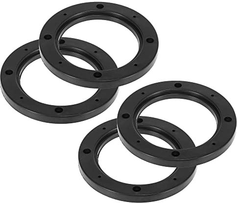 X AUTOHAUX 4pcs for 4 Inch Car Speaker Spacer Plastic 92mm ID Black Hollow