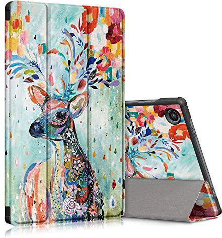 TOPCASE Case Compatible With Samsung Galaxy Tab A8 10.5 Inch 2021 SM-X200/SM-X205 Tablet Cover for Galaxy Tab A8 Case,Deer