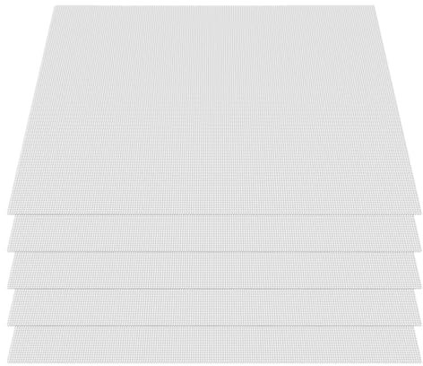 Dörrfolie Antihaft Lebensmittelecht 27x17,5 cm eckig 5er Pack für WMF Dörrautomat und andere Dörrgeräte