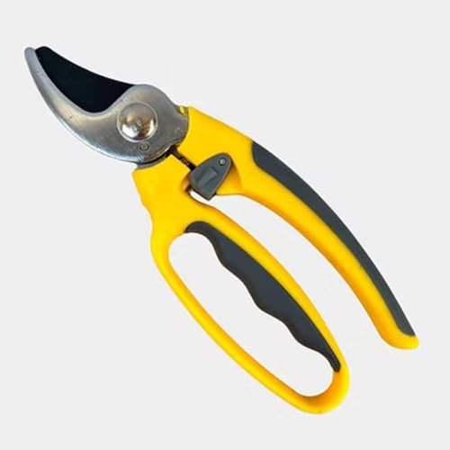 Garden Mile Bypass Secateurs & Pruning Scissors with Hand Grip and SK5 Blade Strong and Durable Carbon Steel Garden Secateurs Heavy Duty Pruning Shears for Gardening Tools Safety Lock Garden Scissors