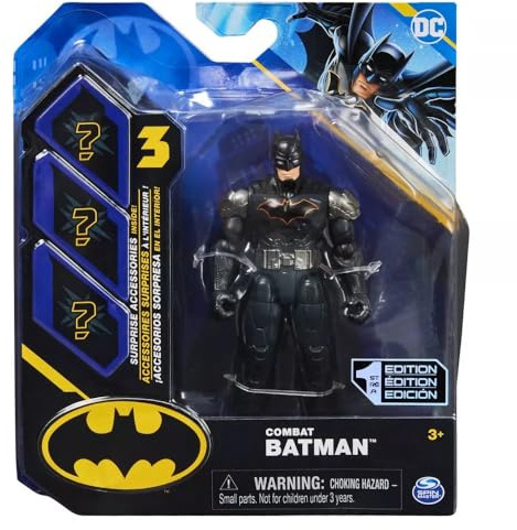 Spin Master Batman Combat Actionfigur 10 cm + 3 Überraschungen