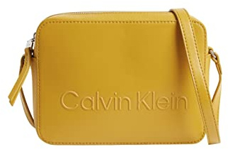 Calvin Klein bolso bandolera CK Set Camera Bag Monarch Gold mostaza